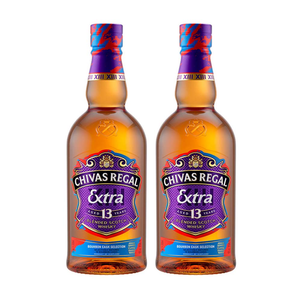 Pack Whisky CHIVAS REGAL Extra 13 Bourbon Botella 700ml x 2un