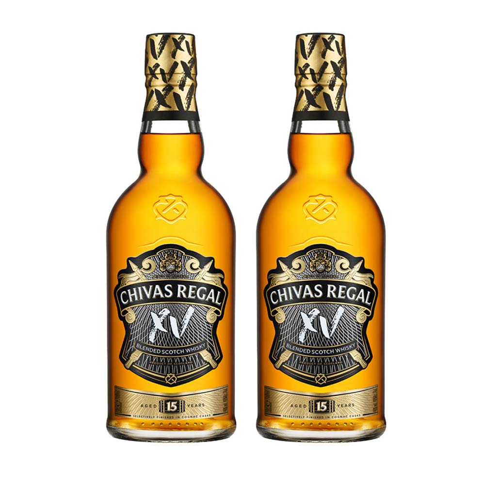 Pack Whisky CHIVAS REGAL XV 15 Años Botella 700ml x 2un
